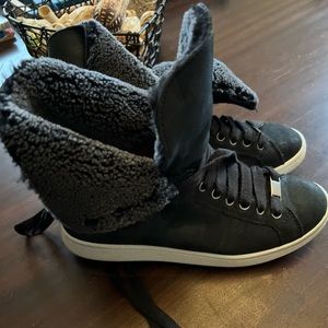 Ugg bootie sneakers worn once very versatile with any look